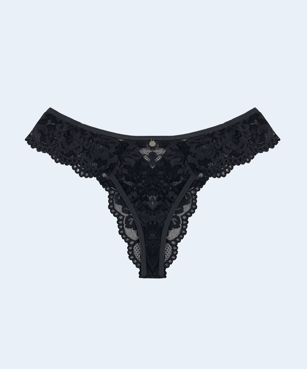 Calcinha Renda Com Biju Plus Size - JACKIE LINGERIE