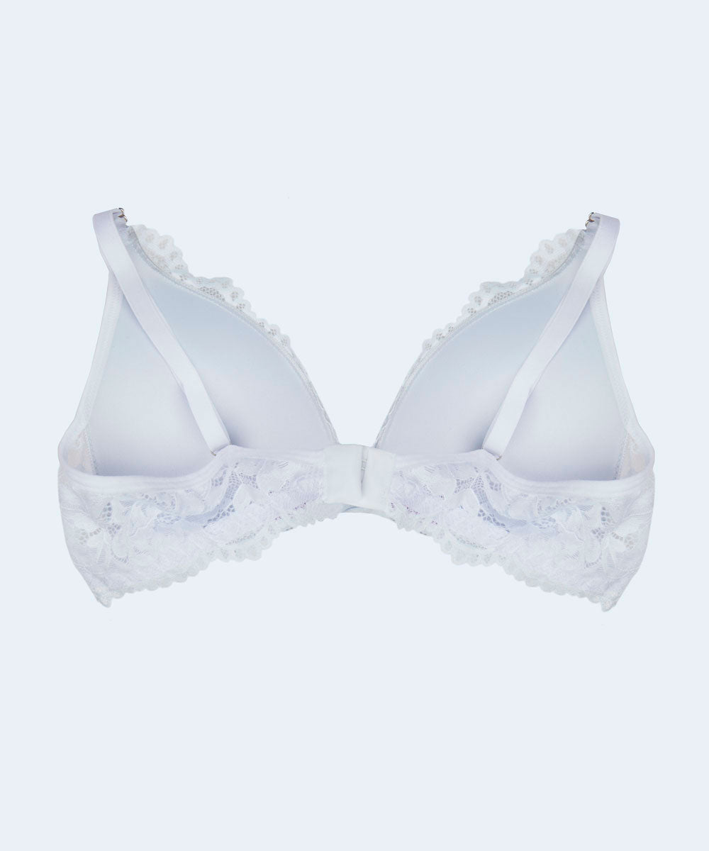 Sutiã de Renda com Bojo Triângulo - JACKIE LINGERIE