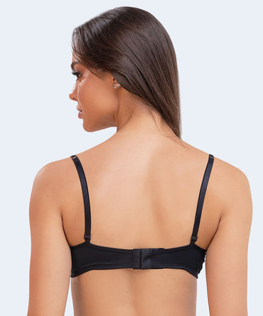 Sutiã de Microfibra Liso com Bojo Alça Slim (Linha Básica) - SANTA PASSION