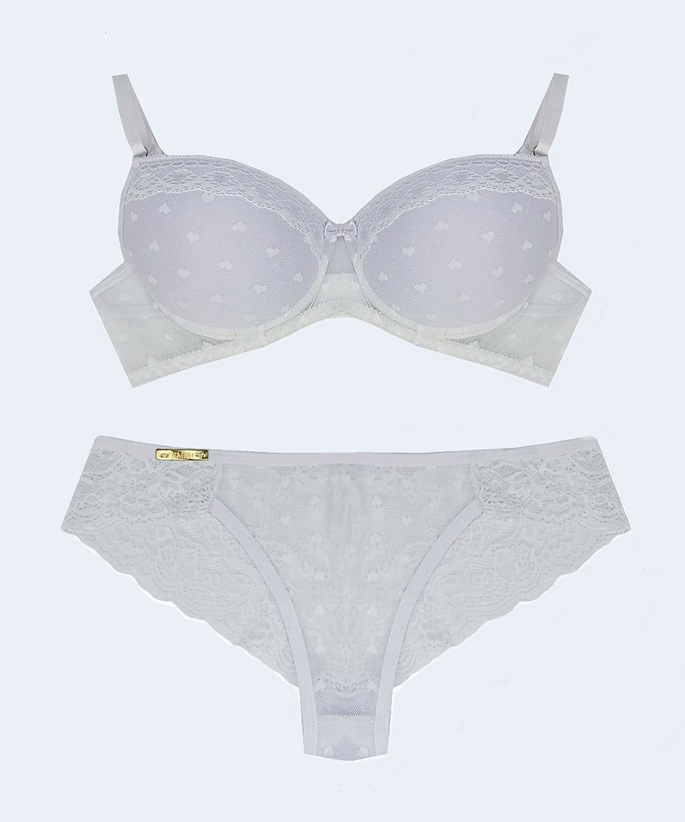 Conjunto Tule Coração com Bojo - FEMME FATALLE