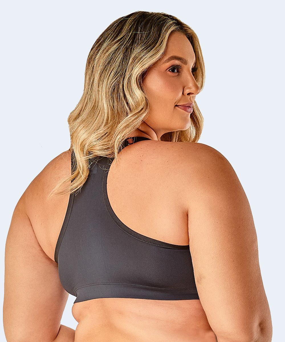 Sutiã Nadador com Ziper Plus Size - VI LINGERIE