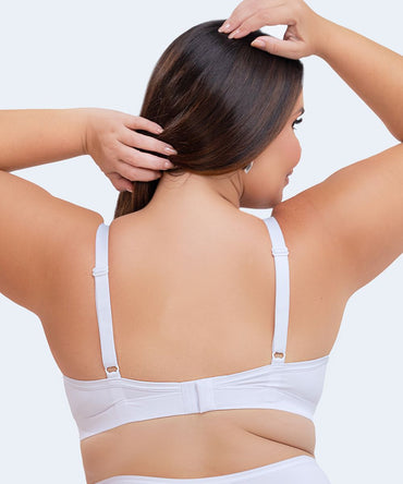 Sutiã de Microfibra Liso com Bojo Plus Size (Linha Básica) - SANTA PASSION
