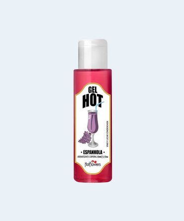 Gel Excitante Beijável de Espanhola Gel Hot - HOT FLOWERS