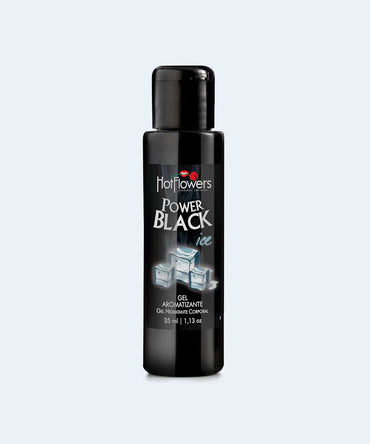 Gel Beijável Excitante Power Black Ice - HOT FLOWERS