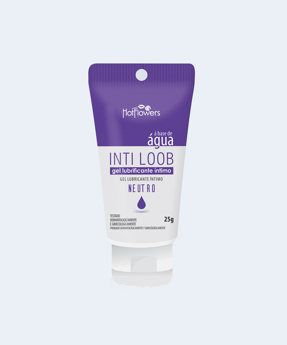Gel Lubrificante Unissex á Base de Água Inti Loob - HOT FLOWERS