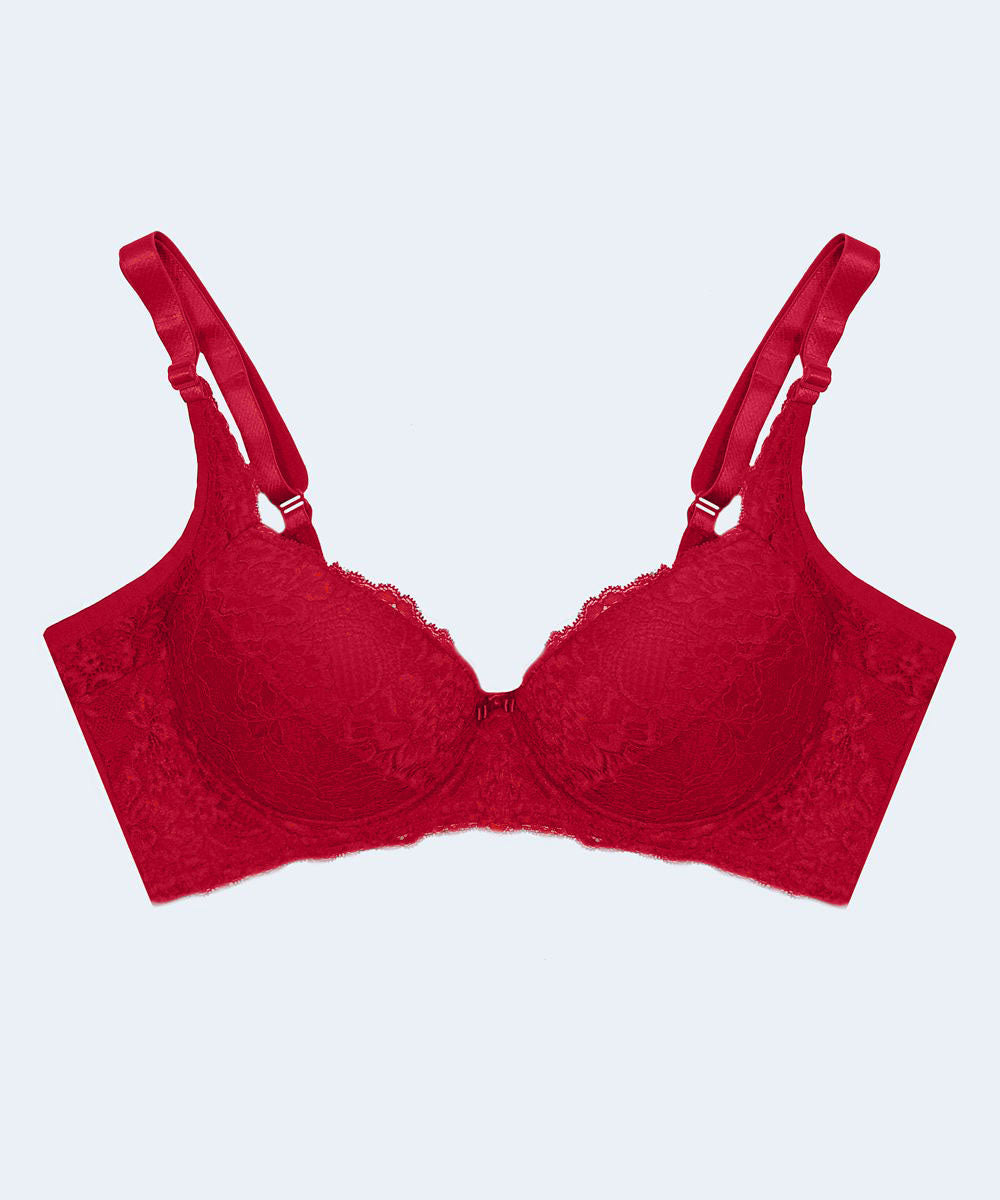 Sutiã Estruturado Microfibra e Renda com Suporte - SANTA PASSION