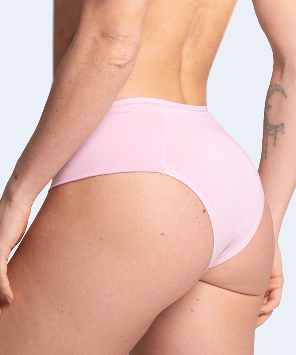 Calcinha Alta Dupla Lateral (Linha Nanotec) - Estilo Natural