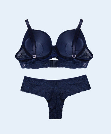 Conjunto Renda Calcinha Biquini Fio - FEMME FATALLE