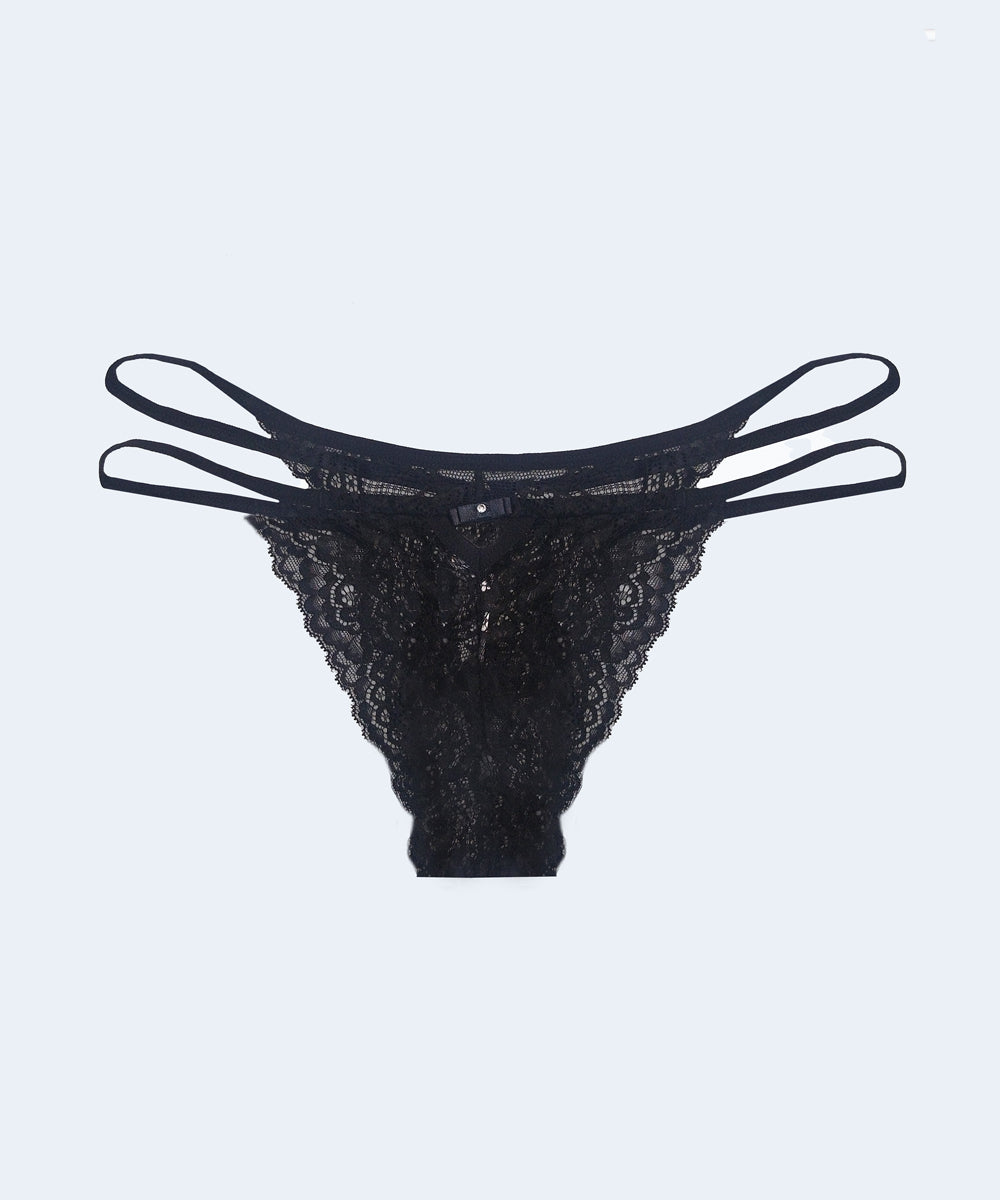 Calcinha Renda String Strappy - SANTA PASSION