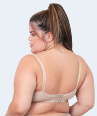 Sutiã de Microfibra Liso com Bojo Plus Size (Linha Básica) - SANTA PASSION