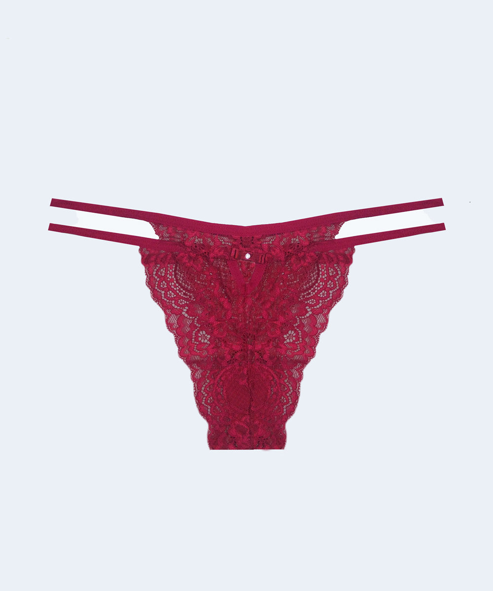 Calcinha Renda String Strappy - SANTA PASSION