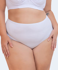 Calcinha De Microfibra Alta Plus Size (Linha Básica) - SANTA PASSION