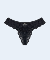 Calcinha Renda Com Biju Plus Size - JACKIE LINGERIE