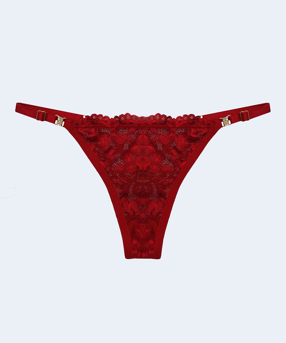 Calcinha String de Renda Fio Dental - JACKIE LINGERIE