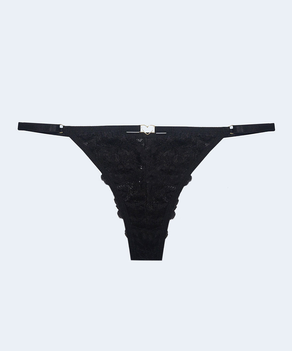 Calcinha String com Detalhe Coração na Frente - JACKIE