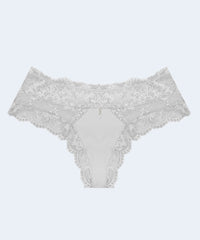 Calcinha de Renda com Microfibra Fio Duplo Plus Size - JACKIE