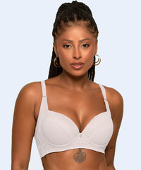 Sutiã De Microfibra Base Redutor Renda Decote E Base - NAYANE LINGERIE