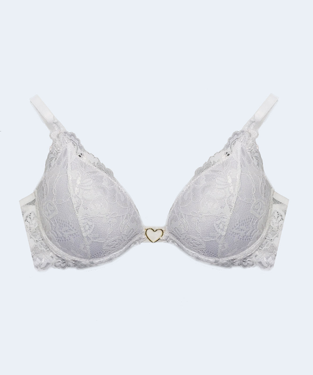 Sutiã Push Up com Bojo Detalhe Coração - JACKIE