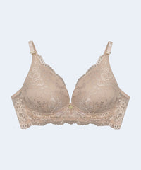 Sutiã de Renda com Bojo Triângulo - JACKIE LINGERIE