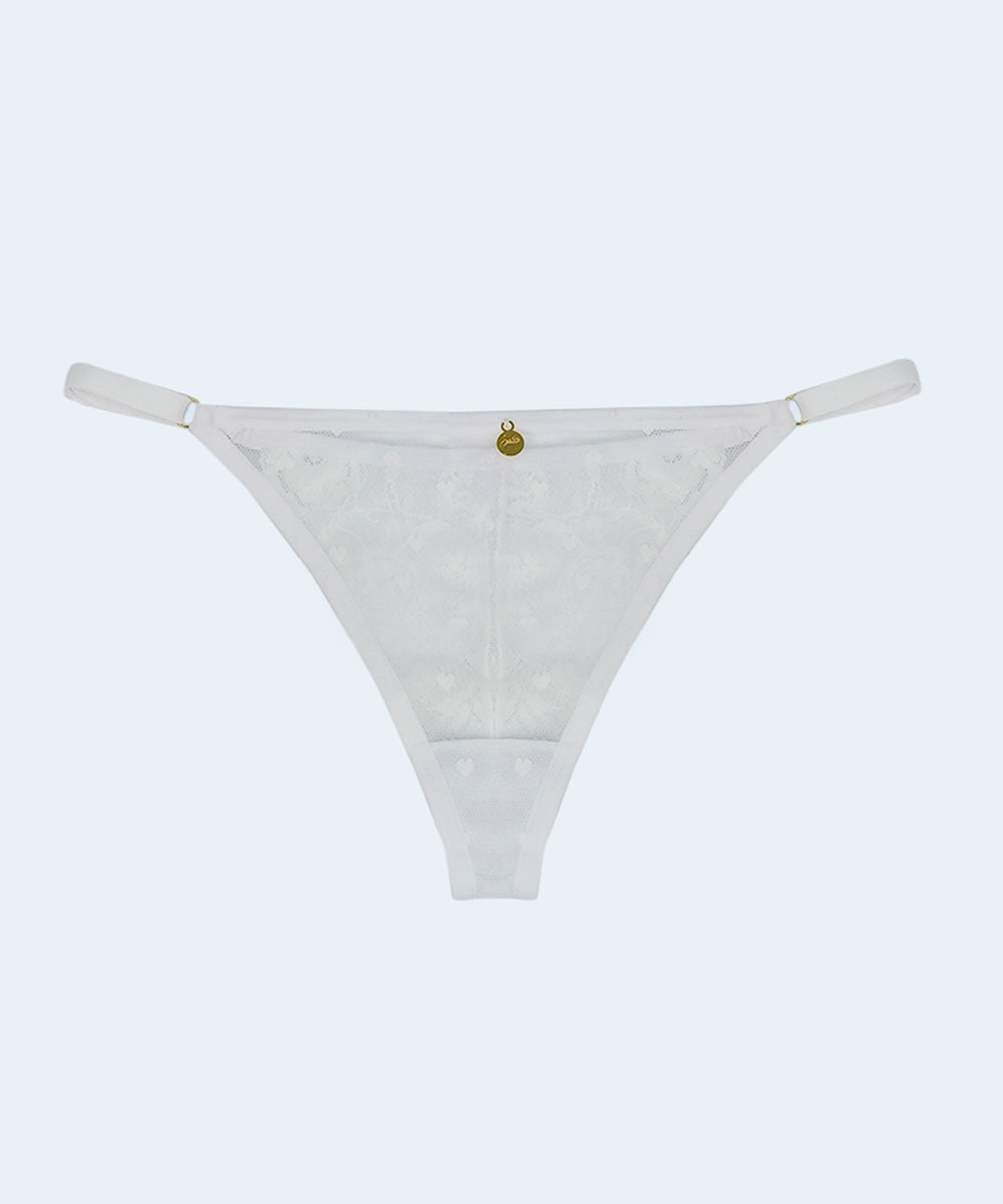 Calcinha String Tule Love e Renda - JACKIE LINGERIE