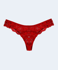 Calcinha Fio Rendada Tule Love - JACKIE LINGERIE