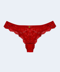 Calcinha Fio Rendada Tule Love - JACKIE LINGERIE