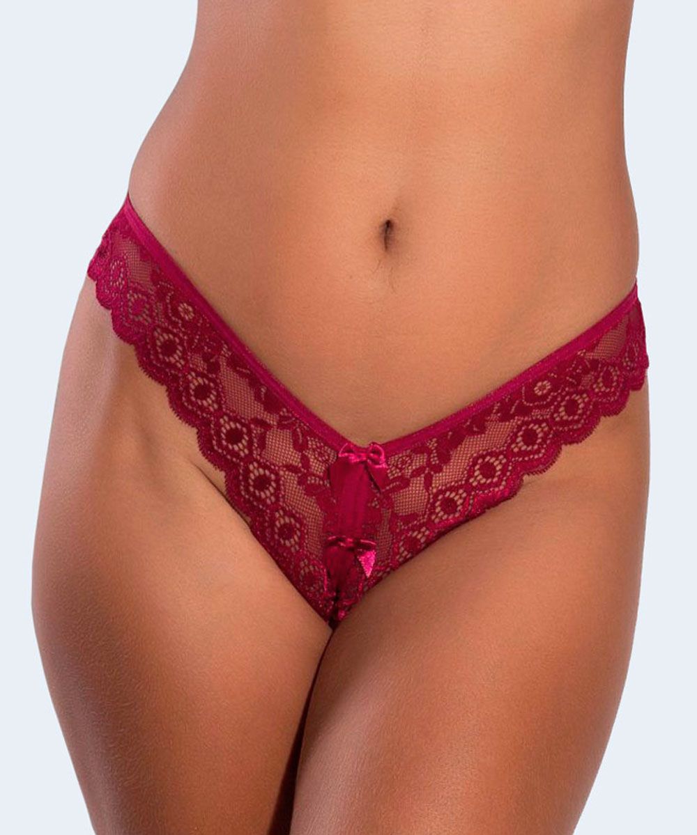 Calcinha Renda Com Abertura - PATNER