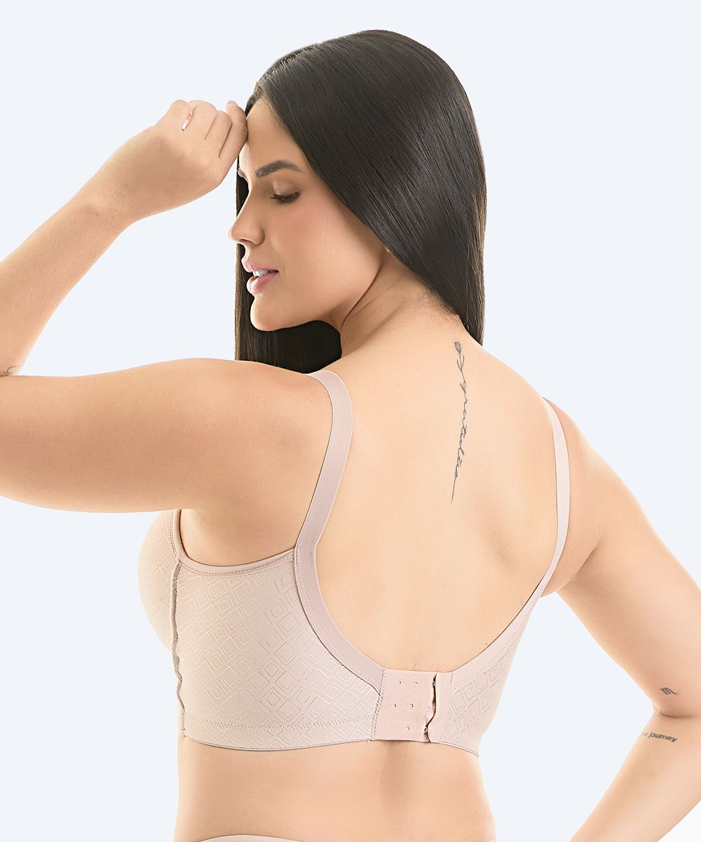 Sutiã Microfibra Trabalhada com Bojo Triangular Plus Size (Coleção Atemporal) - VI LINGERIE