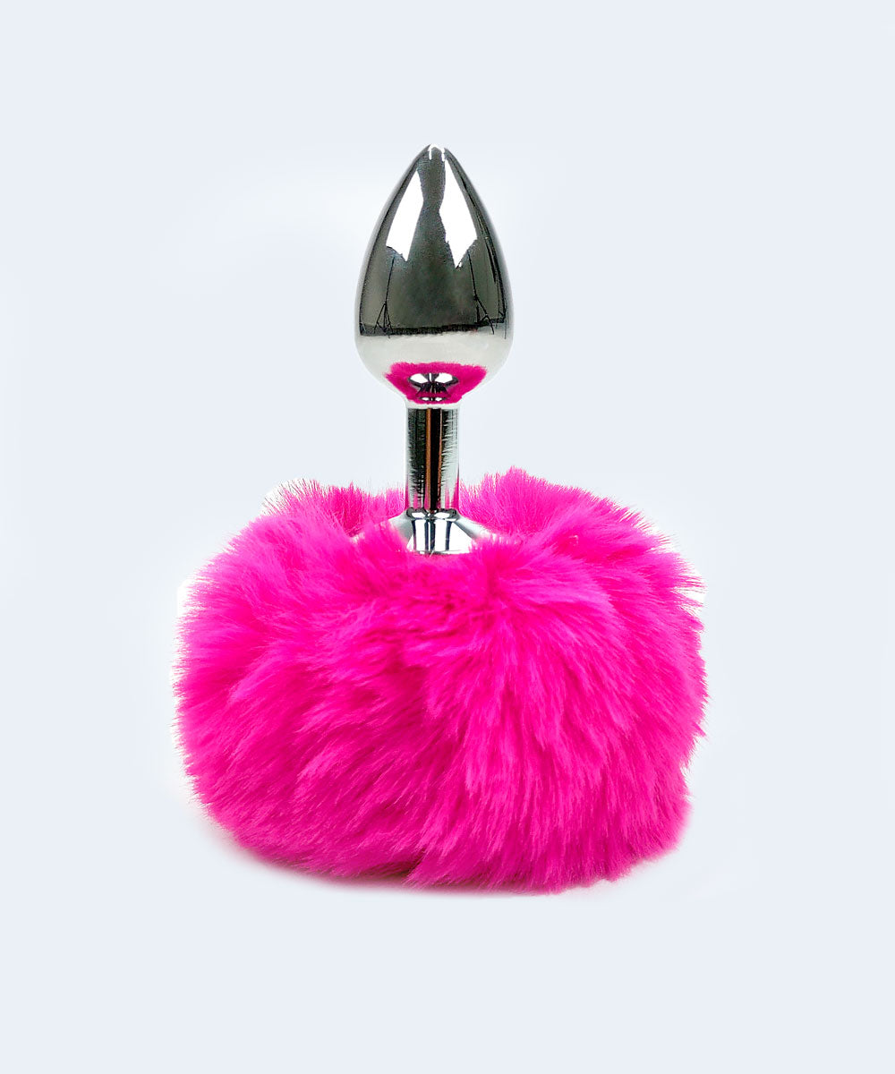 Plug Anal Cônico com Pompom na Base - SEXY IMPORT