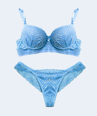 Conjunto de Renda Base com Elástico Calcinha Biquini - FEMME FATALLE