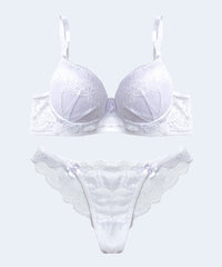 Conjunto de Renda Base com Elástico Calcinha Biquini - FEMME FATALLE