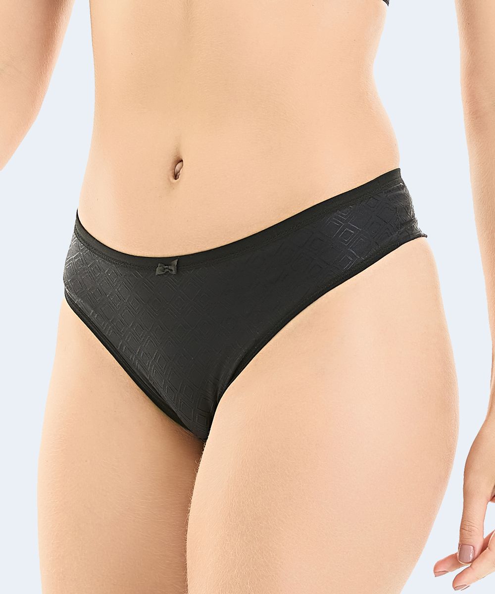 Calcinha Microfibra Trabalhada Fio Duplo (Coleção Atemporal) - VI LINGERIE