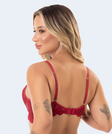 Sutiã sem Bojo Detalhe Coração - JACKIE