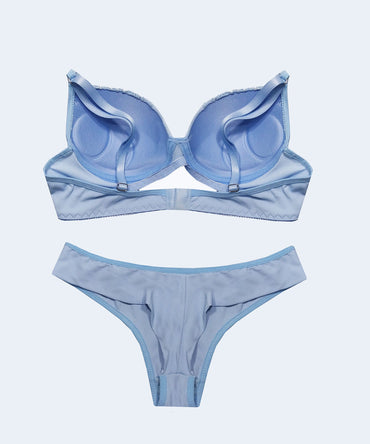 Conjunto Canelado com Renda Fio Duplo - FEMME FATALLE