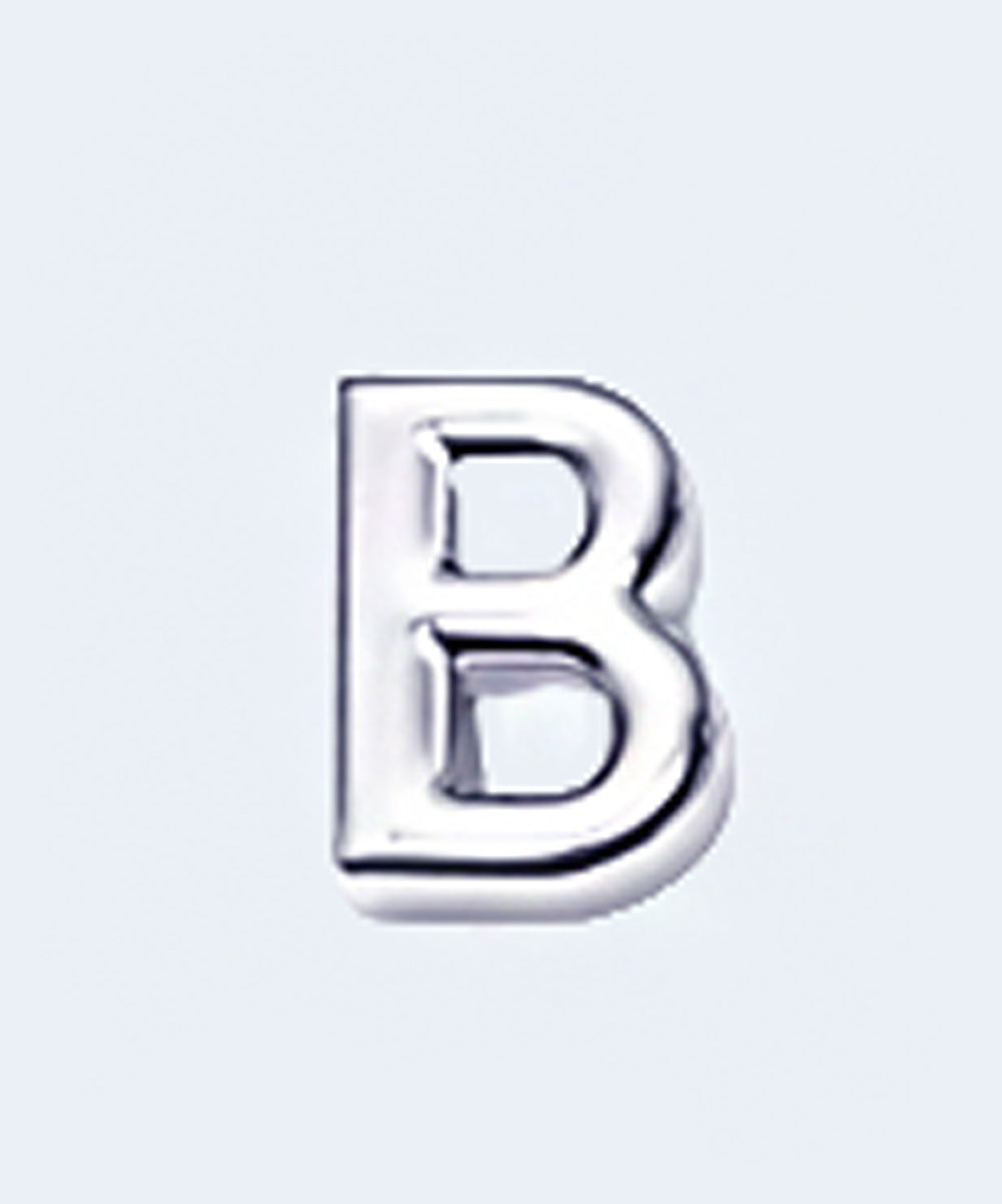 Letras do Alfabeto em Metal Prateado para Lingerie Personalizada Unidade - YAFFA LINGERIE