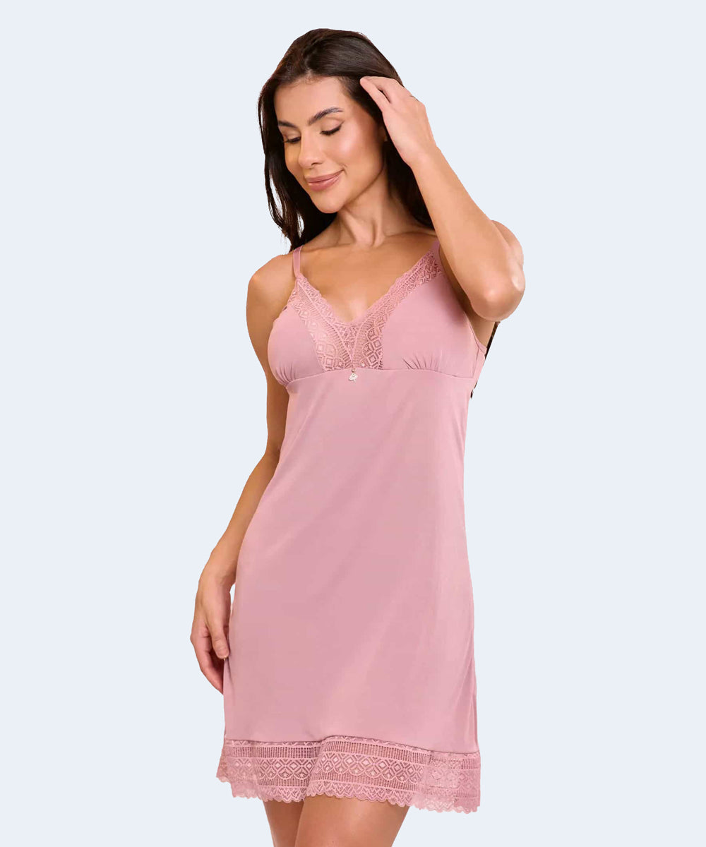 Camisola Liganete com Renda - Mimar