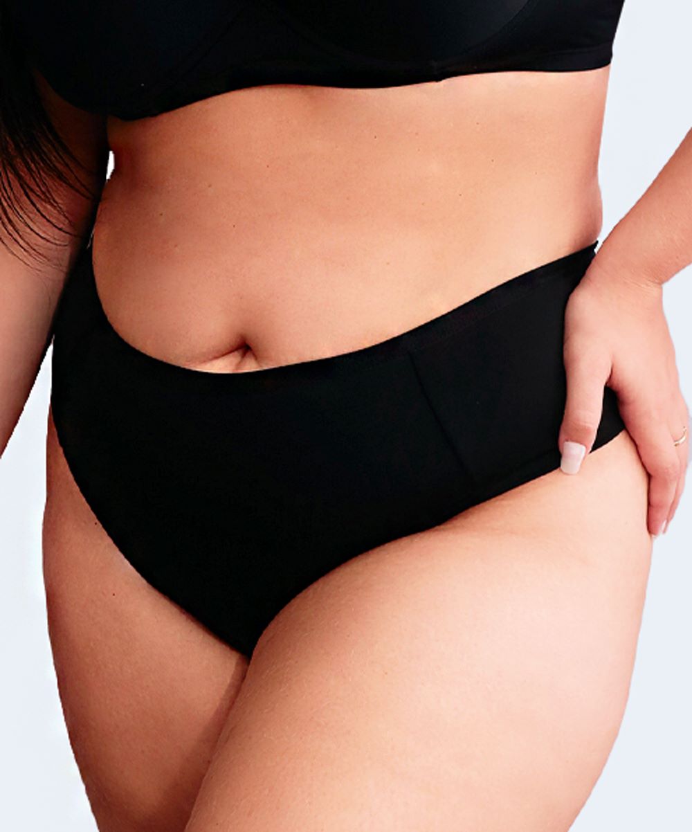 Calcinha Plus Size Alta Lateral Dupla (Linha Básica) - SANTA PASSION