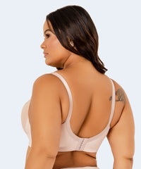 Sutiã Microfibra Trabalhada Bojo Triangular Renda Plus Size - VI LINGERIE