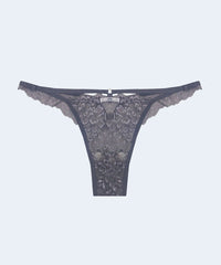 Calcinha Renda String Fio com Tiras - SANTA PASSION