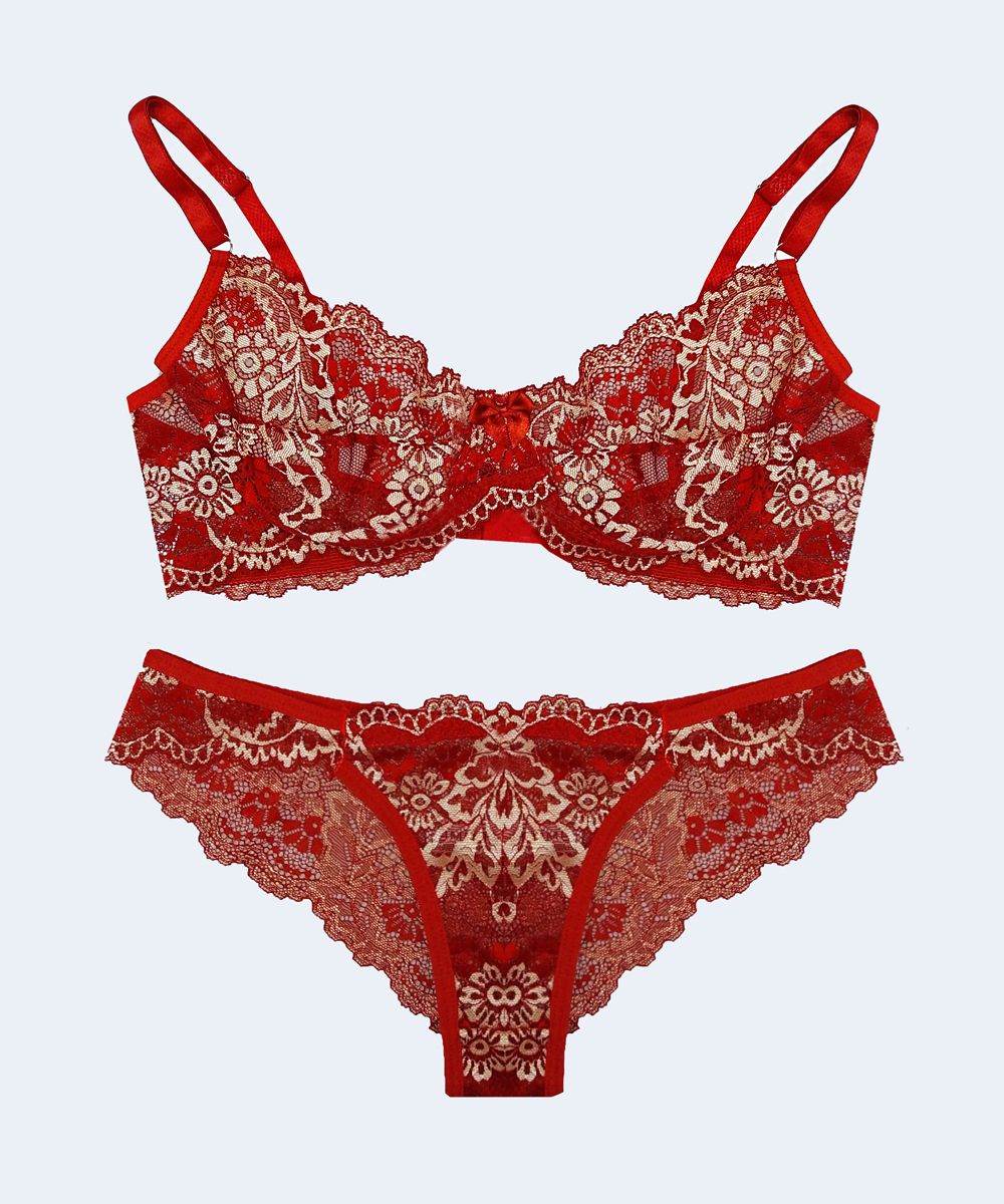 Conjunto Bicolor Sem Bojo com Aro - FEMME FATALLE