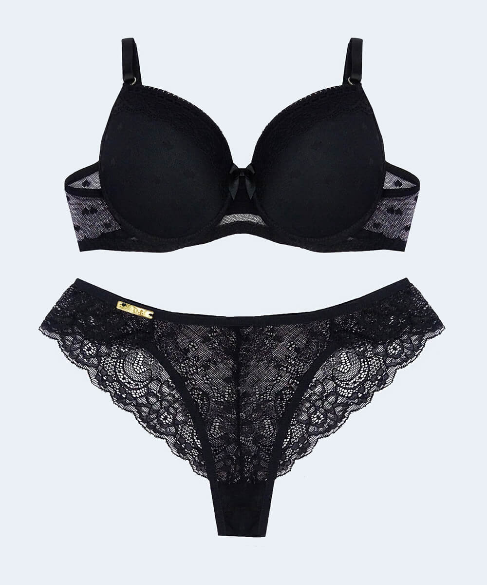 Conjunto Tule Coração com Bojo - FEMME FATALLE
