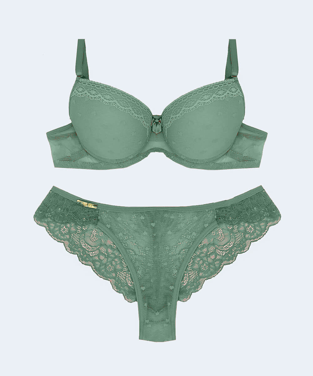 Conjunto Tule Coração com Bojo - FEMME FATALLE