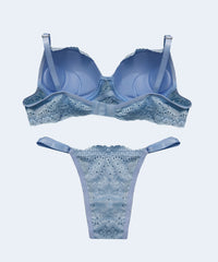 Conjunto de Laise com Bojo Calcinha String - FEMME FATALLE