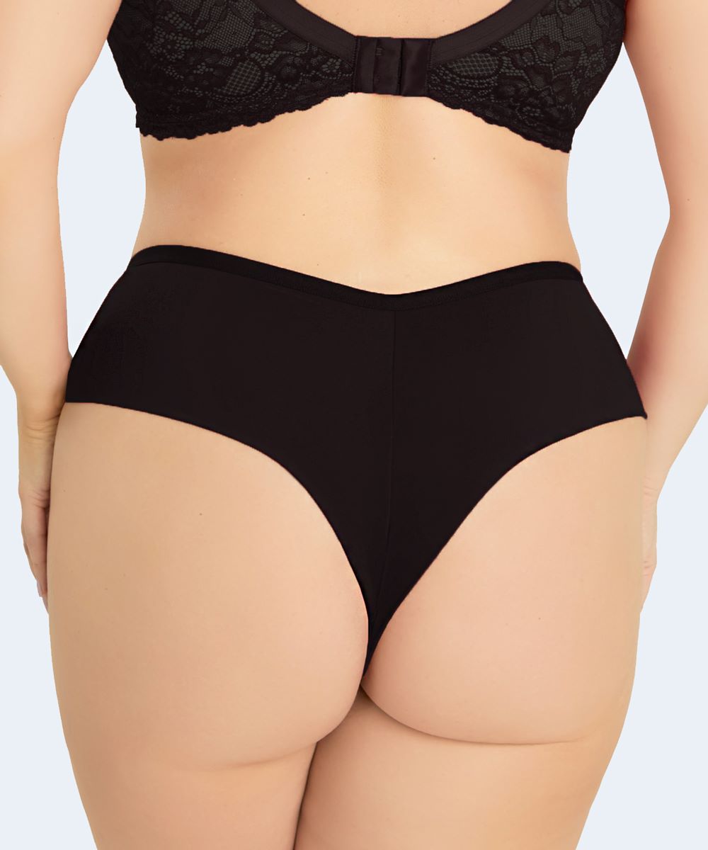 Calcinha Microfibra com Renda Fio Duplo Plus Size - SANTA PASSION