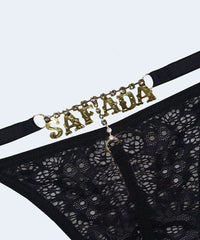 Calcinha String Renda Strass Safada - MARYS LENE