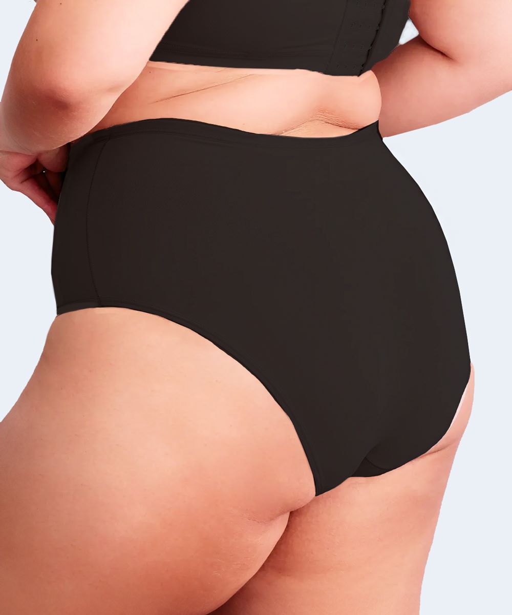Calcinha De Microfibra Alta Plus Size (Linha Básica) - SANTA PASSION