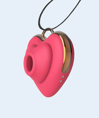 Vibrador de Pulsação - Formato de Coração com Colar - SI - SEXY IMPORT