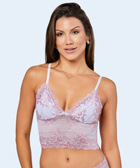 Sutiã Cropped com Renda Bicolor - PATNER