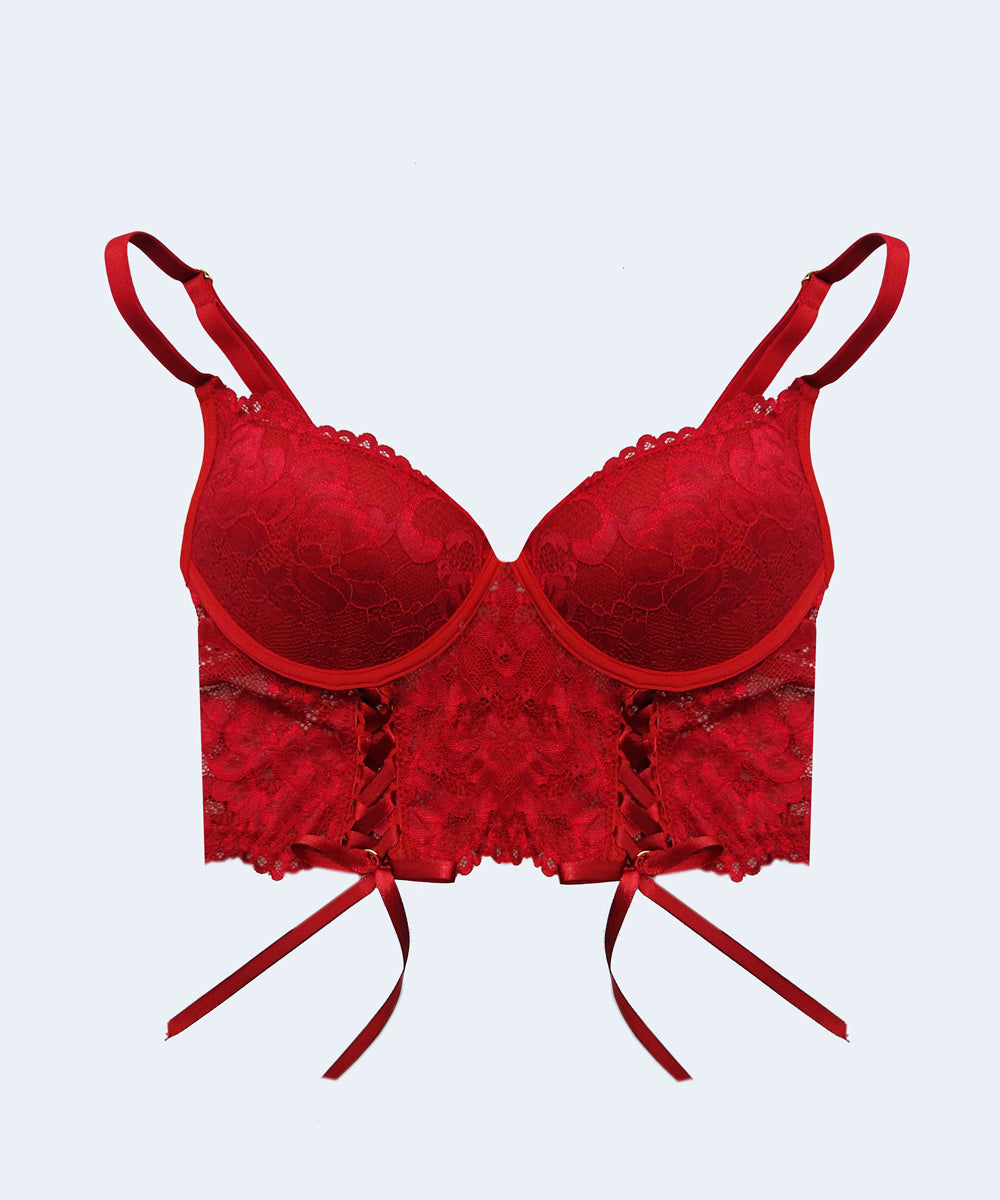 Sutiã Cropped com Bojo Passa Fita - JACKIE