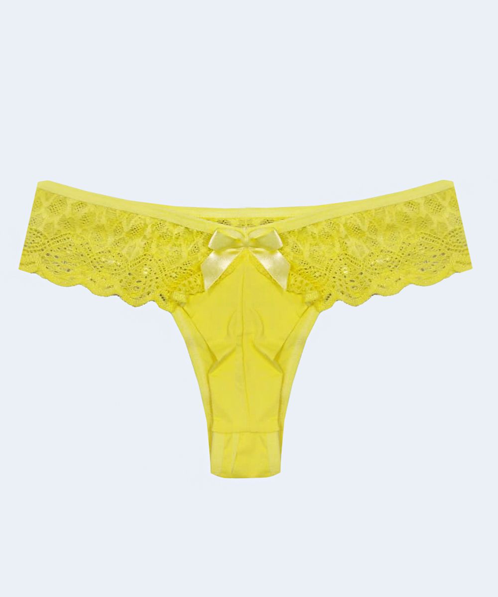Calcinha de Renda Laçarote Fio Duplo - FIARE